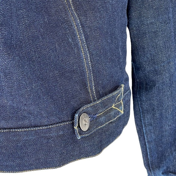 3x1 Oversized Trucker Denim Jacket 100% Cotton Pockets Classic Long Sleeve M - Picture 5 of 12